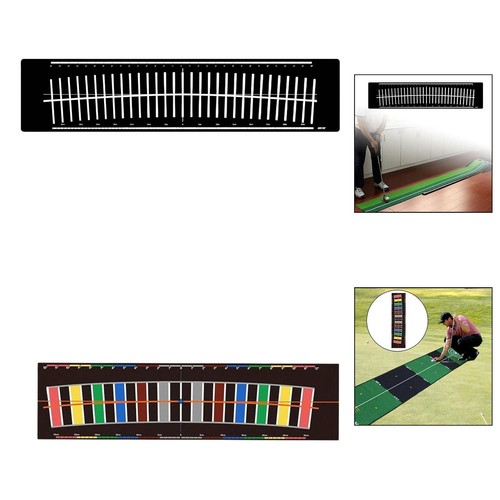Golf putting mat training - mat, aid