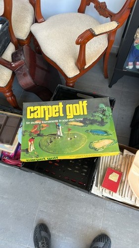 Vintage carpet golf indoor - vintage,
