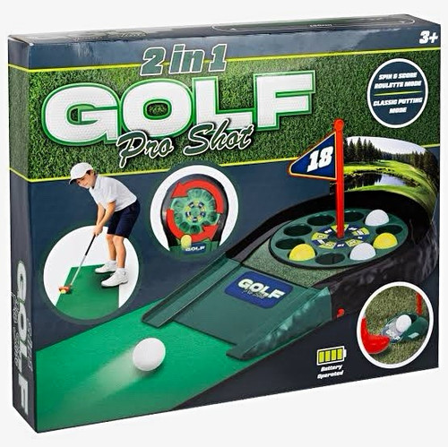 Golf pro shot putting - 2, in