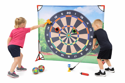 Giant kids target game - 4-in-1,