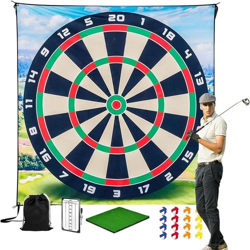 Huge golf darts game mat - darts, mat-chip