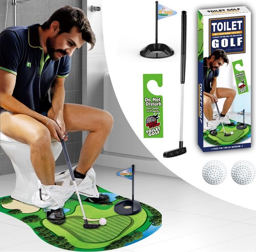 Toilet golf set indoor - golf,