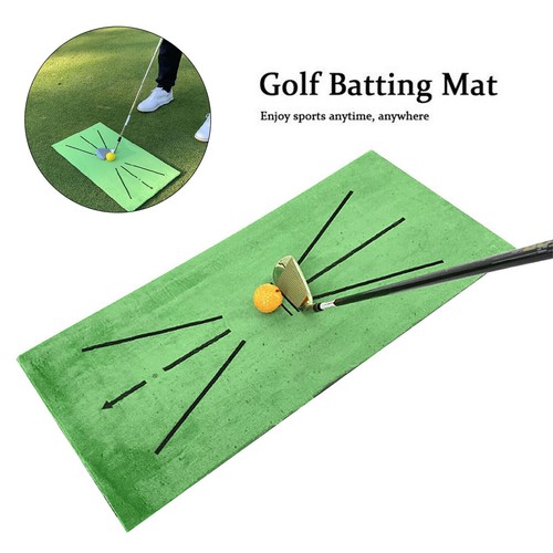 Golf training batting mat - mat, for