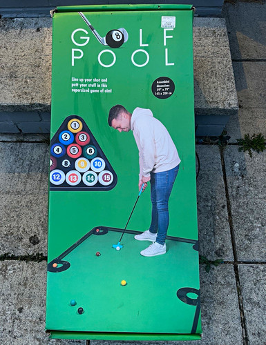 Golf pool putting mat - pool, set