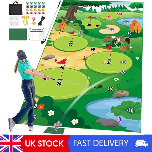 Golf chipping game - game, mat