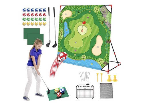 Indoor outdoor golf battle - indoor,