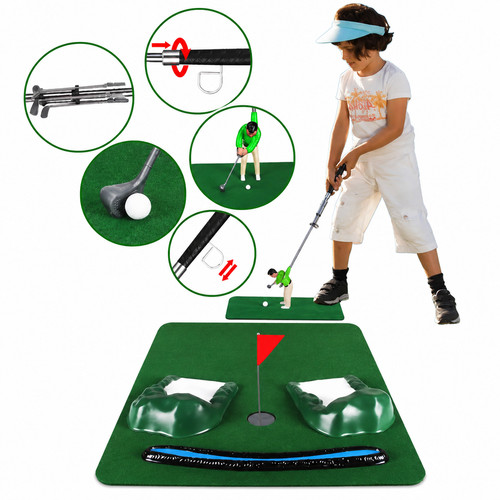 Mini golfing indoor game - mini, set