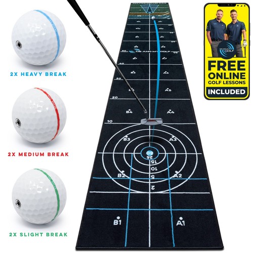 Practice putting mat and my - and,