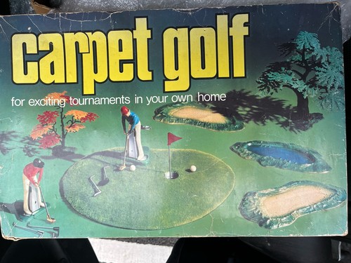 Vintage carpet golf - -, indoor